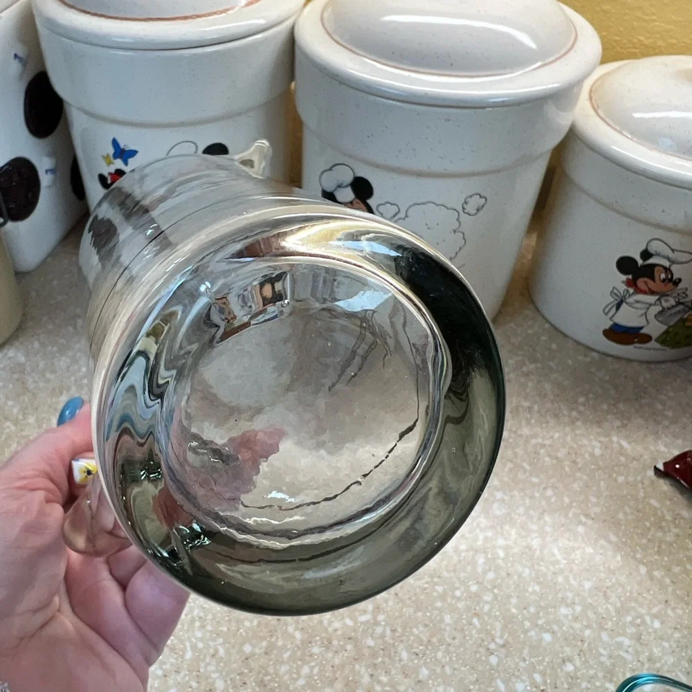 Vintage West Virginia cocktail Glass Pitcher MCM 1960’s 1970’s